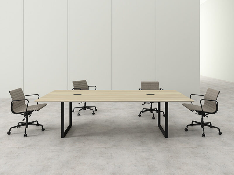 Mas Series Conference Table S2 | Black Base | Office Meeting Table Dubai