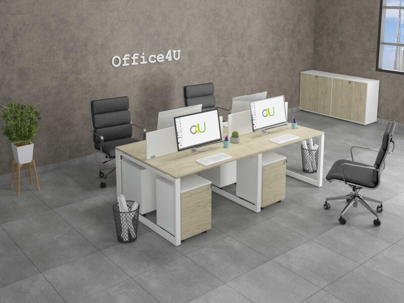 Mas Series 4Person Face to Face Workstation