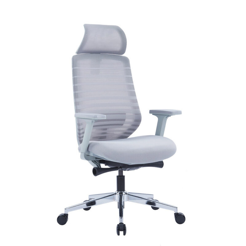 Arrow High Back Ergonomic Chair With a grey nylon fiberglass body