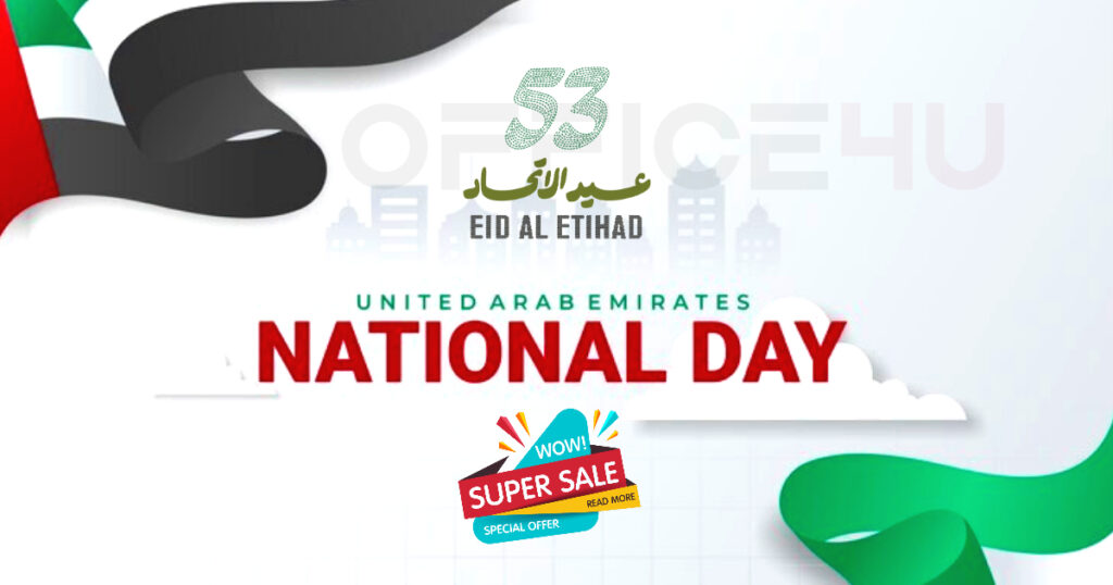 UAE National Day Sale - Eid A Etihad Special Discounts On Full Office Furniture