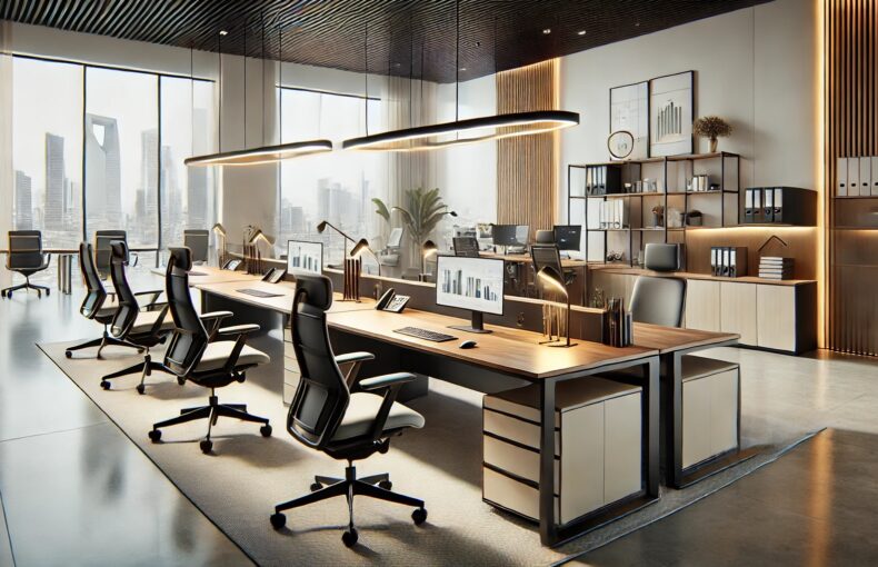 Best office furniture deals for export to Qatar, featuring modern executive desks, ergonomic chairs, and workstations. High-quality office furniture exporter from Dubai to Doha, Qatar.