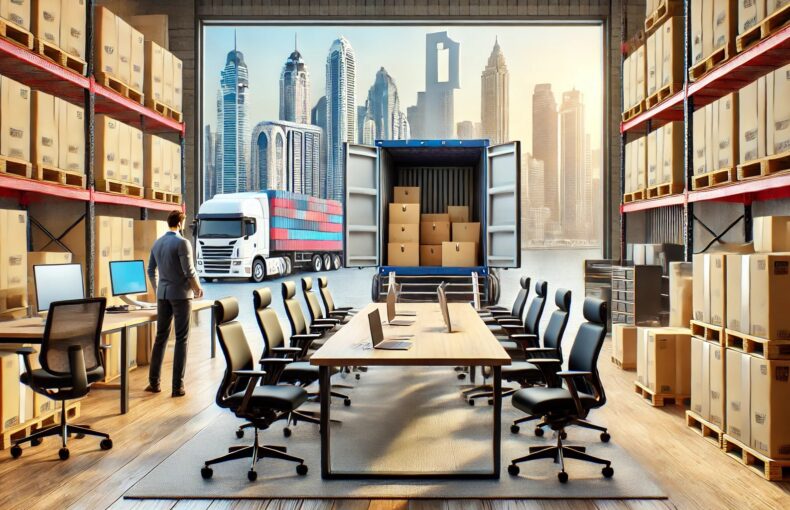 Dubai office furniture export services to Africa and GCC - High-quality office furniture supplier and exporter for corporate and commercial spaces