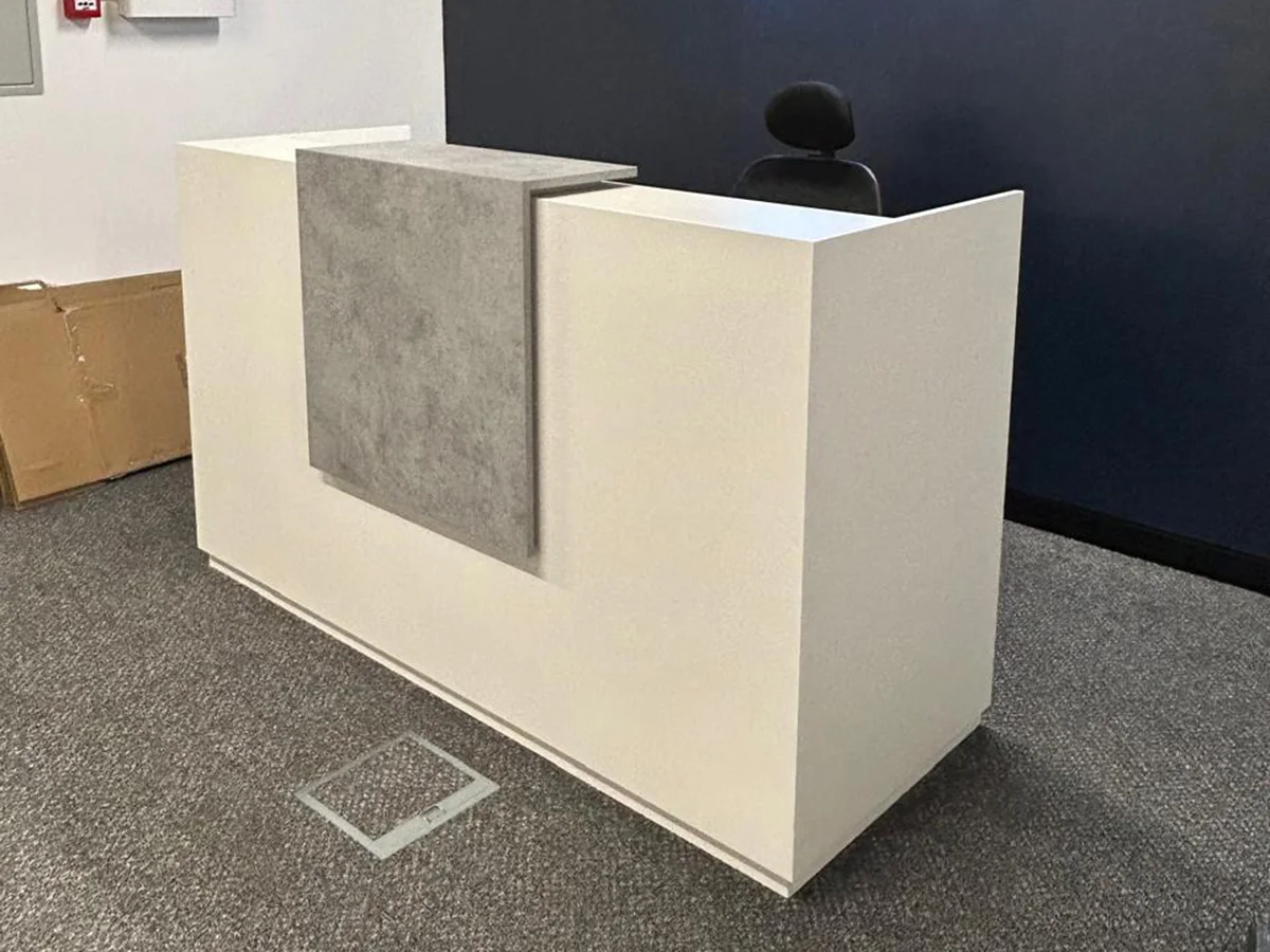 reception desk supplied for Cybergate Defense by Office4u
